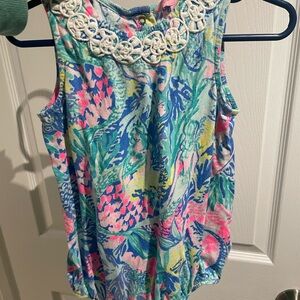 Lilly Pulitzer Bubble with White Lace